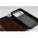 Husa tip carte din piele Horween Nomad Modern Folio pentru iPhone 17 Pro Max, visiniu (iPhone 17 Pro Max, NM011826858) by www.silkase.ro