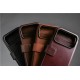 Husa tip carte din piele Horween Nomad Modern Folio pentru iPhone 17 Pro Max, visiniu (iPhone 17 Pro Max, NM011826858) by www.silkase.ro