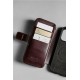 Husa tip carte din piele Horween Nomad Modern Folio pentru iPhone 17 Pro Max, visiniu (iPhone 17 Pro Max, NM011826858) by www.silkase.ro