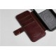 Husa tip carte din piele Horween Nomad Modern Folio pentru iPhone 17 Pro Max, visiniu (iPhone 17 Pro Max, NM011826858) by www.silkase.ro