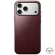 Husa de protectie din piele Horween Nomad Modern pentru iPhone 17 Pro Max, visiniu (iPhone 17 Pro Max, NM011840858) by www.silkase.ro