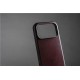 Husa de protectie din piele Horween Nomad Modern pentru iPhone 17 Pro Max, visiniu (iPhone 17 Pro Max, NM011840858) by www.silkase.ro