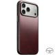 Husa de protectie din piele Horween Nomad Modern pentru iPhone 17 Pro Max, visiniu (iPhone 17 Pro Max, NM011840858) by www.silkase.ro