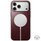 Husa de protectie din piele Horween Nomad Modern pentru iPhone 17 Pro Max, visiniu (iPhone 17 Pro Max, NM011840858) by www.silkase.ro