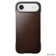 Husa traditionala din piele Horween Nomad pentru iPhone Air, maro rustic (iPhone Air, NM011864858) by www.silkase.ro