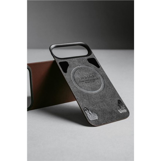 Husa traditionala din piele Horween Nomad pentru iPhone Air, maro rustic (iPhone Air, NM011864858) by www.silkase.ro