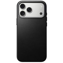 Husa traditionala din piele Nomad pentru iPhone 17 Pro Max, neagra