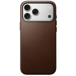 Husa traditionala din piele Nomad pentru iPhone 17 Pro Max, maro