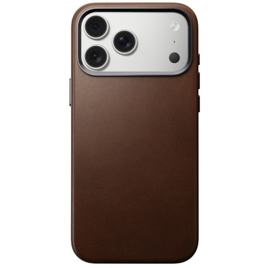 Husa traditionala din piele Nomad pentru iPhone 17 Pro Max, maro (Nomad, Ingredi) by www.silkase.ro Husa traditionala din piele Nomad pentru iPhone 17 Pro Max, maro (iPhone 17 Pro Max, NM011901858) by www.silkase.ro