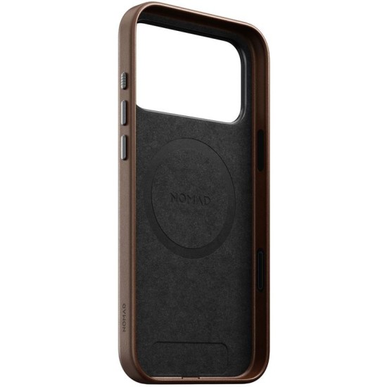 Husa traditionala din piele Nomad pentru iPhone 17 Pro Max, maro (Nomad, Ingredi) by www.silkase.ro Husa traditionala din piele Nomad pentru iPhone 17 Pro Max, maro (iPhone 17 Pro Max, NM011901858) by www.silkase.ro