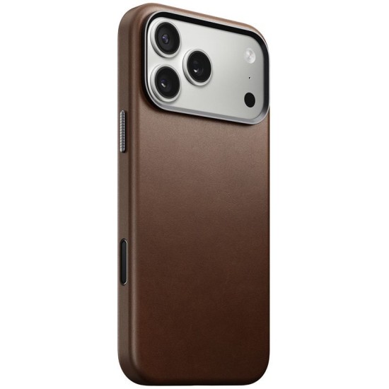Husa traditionala din piele Nomad pentru iPhone 17 Pro Max, maro (Nomad, Ingredi) by www.silkase.ro Husa traditionala din piele Nomad pentru iPhone 17 Pro Max, maro (iPhone 17 Pro Max, NM011901858) by www.silkase.ro