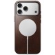 Husa traditionala din piele Horween Nomad pentru iPhone 17 Pro Max, maro rustic (iPhone 17 Pro Max, NM011918858) by www.silkase.ro