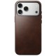 Husa traditionala din piele Horween Nomad pentru iPhone 17 Pro Max, maro rustic (iPhone 17 Pro Max, NM011918858) by www.silkase.ro