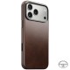 Husa traditionala din piele Horween Nomad pentru iPhone 17 Pro Max, maro rustic (iPhone 17 Pro Max, NM011918858) by www.silkase.ro
