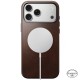 Husa traditionala din piele Horween Nomad pentru iPhone 17 Pro Max, maro rustic (iPhone 17 Pro Max, NM011918858) by www.silkase.ro