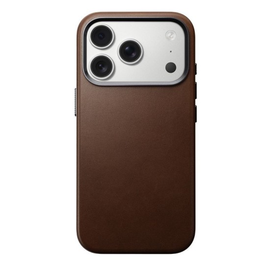 Husa traditionala din piele Nomad pentru iPhone 17 Pro, maro (Nomad, Ingredi) by www.silkase.ro Husa traditionala din piele Nomad pentru iPhone 17 Pro, maro (iPhone 17 Pro, NM011949858) by www.silkase.ro