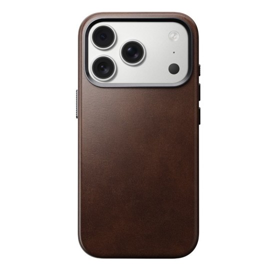 Husa traditionala din piele Horween Nomad pentru iPhone 17 Pro, maro rustic (Nomad, Ingredi) by www.silkase.ro Husa traditionala din piele Horween Nomad pentru iPhone 17 Pro, maro rustic (iPhone 17 Pro, NM011970858) by www.silkase.ro