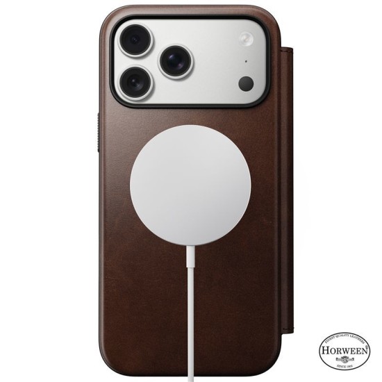 Husa tip carte din piele Horween Nomad Modern Folio pentru iPhone 17 Pro Max, maro rustic (Nomad, Ingredi) by www.silkase.ro Husa tip carte din piele Horween Nomad Modern Folio pentru iPhone 17 Pro Max, maro rustic (iPhone 17 Pro Max, NM014100858) by www.silkase.ro