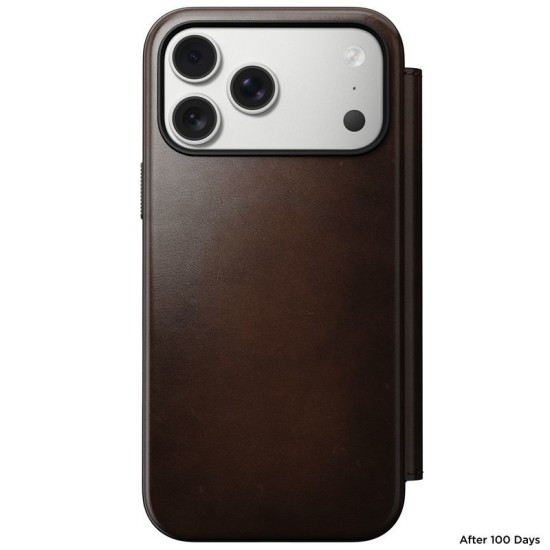 Husa tip carte din piele Horween Nomad Modern Folio pentru iPhone 17 Pro Max, maro rustic (Nomad, Ingredi) by www.silkase.ro Husa tip carte din piele Horween Nomad Modern Folio pentru iPhone 17 Pro Max, maro rustic (iPhone 17 Pro Max, NM014100858) by www.silkase.ro