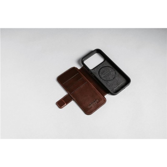 Husa tip carte din piele Horween Nomad Modern Folio pentru iPhone 17 Pro Max, maro rustic (Nomad, Ingredi) by www.silkase.ro Husa tip carte din piele Horween Nomad Modern Folio pentru iPhone 17 Pro Max, maro rustic (iPhone 17 Pro Max, NM014100858) by www.silkase.ro