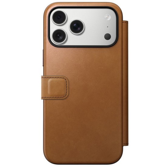Husa tip carte din piele Nomad Modern Folio pentru iPhone 17 Pro Max, cafeniu englezesc (Nomad, Ingredi) by www.silkase.ro Husa tip carte din piele Nomad Modern Folio pentru iPhone 17 Pro Max, cafeniu englezesc (iPhone 17 Pro Max, NM014124858) by www.silkase.ro