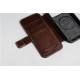 Husa tip carte din piele Horween Nomad Modern Folio pentru iPhone 17 Pro, maro rustic (iPhone 17 Pro, NM014155858) by www.silkase.ro