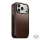 Husa tip carte din piele Horween Nomad Modern Folio pentru iPhone 17 Pro, maro rustic (iPhone 17 Pro, NM014155858) by www.silkase.ro