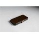 Husa tip carte din piele Horween Nomad Modern Folio pentru iPhone 17 Pro, maro rustic (iPhone 17 Pro, NM014155858) by www.silkase.ro