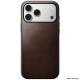 Husa de protectie din piele Horween Nomad Modern pentru iPhone 17 Pro Max, maro rustic (iPhone 17 Pro Max, NM014247858) by www.silkase.ro