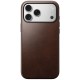 Husa de protectie din piele Horween Nomad Modern pentru iPhone 17 Pro Max, maro rustic (iPhone 17 Pro Max, NM014247858) by www.silkase.ro