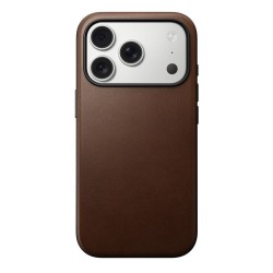 Husa de protectie din piele Nomad Modern pentru iPhone 17 Pro, maro
