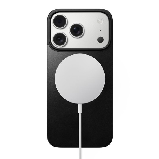 Capac spate magnetic din piele Horween Nomad pentru iPhone 17 Pro, negru (Nomad, Ingredi) by www.silkase.ro Capac spate magnetic din piele Horween Nomad pentru iPhone 17 Pro, negru (iPhone 17 Pro, NM014414858) by www.silkase.ro