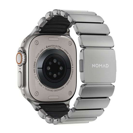 Curea Nomad Stratos Natural Titanium Black FKM pentru Apple Watch 45/46/49mm Curea Nomad Stratos Natural Titanium Black FKM pentru Apple Watch 45/46/49mm (Ingredi, NM014421858) by www.silkase.ro
