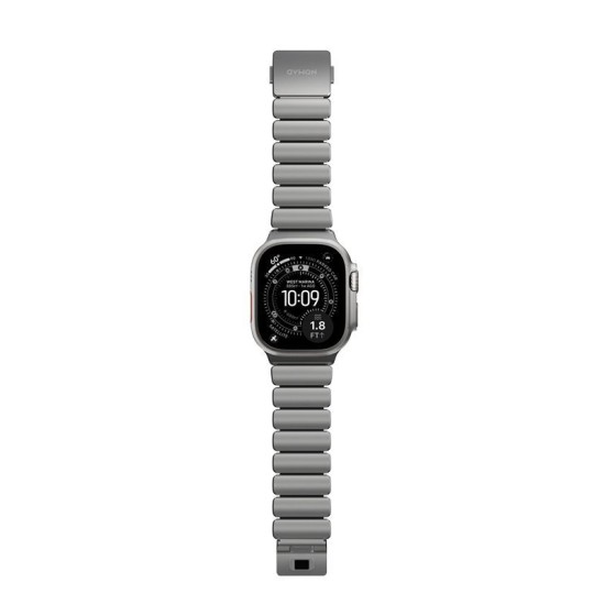 Curea Nomad Stratos Natural Titanium Black FKM pentru Apple Watch 45/46/49mm Curea Nomad Stratos Natural Titanium Black FKM pentru Apple Watch 45/46/49mm (Ingredi, NM014421858) by www.silkase.ro