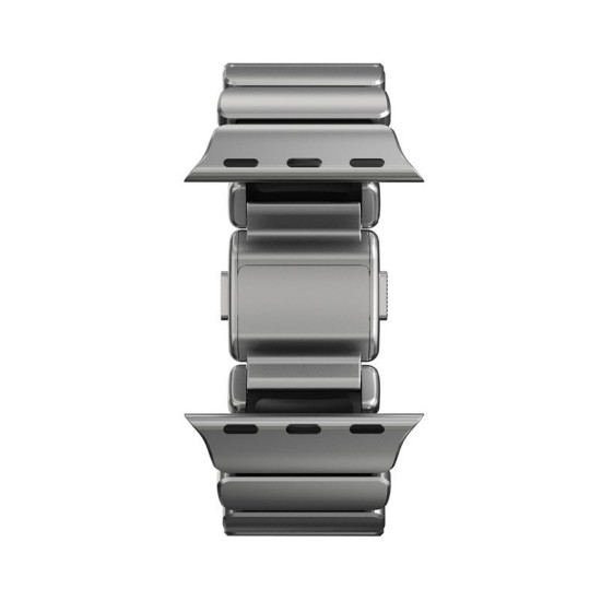 Curea Nomad Stratos Natural Titanium Black FKM pentru Apple Watch 45/46/49mm Curea Nomad Stratos Natural Titanium Black FKM pentru Apple Watch 45/46/49mm (Ingredi, NM014421858) by www.silkase.ro