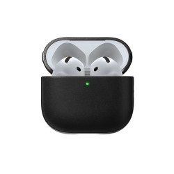 Husa de protectie din piele Nomad Modern pentru Airpods 4, neagra