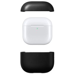 Husa de protectie din piele Nomad Modern pentru Airpods 4, neagra