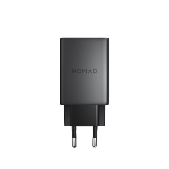 Adaptor de priza slim Nomad 40W, culoare Carbid, EU (Nomad, Ingredi) by www.silkase.ro Adaptor de priza slim Nomad 40W, culoare Carbid, EU (Incarcatoare, NM014773858) by www.silkase.ro