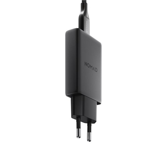 Adaptor de priza slim Nomad 40W, culoare Carbid, EU (Nomad, Ingredi) by www.silkase.ro Adaptor de priza slim Nomad 40W, culoare Carbid, EU (Incarcatoare, NM014773858) by www.silkase.ro