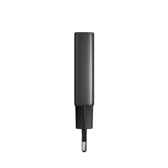 Adaptor de priza slim Nomad 40W, culoare Carbid, EU (Nomad, Ingredi) by www.silkase.ro Adaptor de priza slim Nomad 40W, culoare Carbid, EU (Incarcatoare, NM014773858) by www.silkase.ro