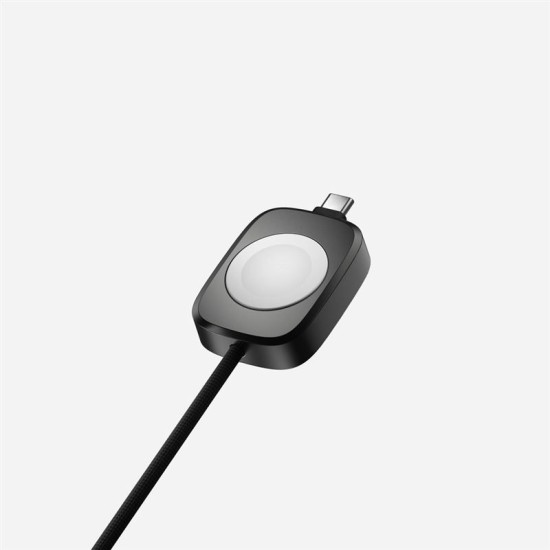 Cablu universal pentru incarcare Nomad compatibil cu Apple Watch, 100W, USB-C, 1.5m, Carbide (Ingredi, NM014780858) by www.silkase.ro