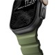 Curea cauciuc NOMAD Rocky Point compatibila cu Apple Watch 4/5/6/7/8/9/10/SE/Ultra1/2 42/44/45/46/49mm Forest/Black (Ingredi, NM014797858) by www.silkase.ro