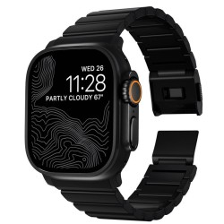 NOMAD Curea Titan V2 Apple Watch 49/46/45/44mm (Ultra 3-1/Seria 11), Accesorii Negre