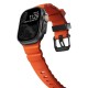 Curea cauciuc NOMAD Rocky Point compatibila cu Apple Watch 4/5/6/7/8/9/10/SE/Ultra1/2 42/44/45/46/49mm Magma/Black (Nomad, Ingredi) by www.silkase.ro Curea cauciuc NOMAD Rocky Point compatibila cu Apple Watch 4/5/6/7/8/9/10/SE/Ultra1/2 42/44/45/46/49mm Magma/Black (Ingredi, NM014865858) by www.silkase.ro