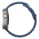 Curea rezistenta la apa NOMAD Sport compatibila cu Apple Watch 4/5/6/7/8/9/10/SE/Ultra1/2 42/44/45/46/49mm, M/L, Naval Blue (Ingredi, NM014919858) by www.silkase.ro