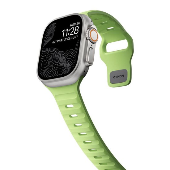 Curea rezistenta la apa NOMAD Sport Strap compatibila cu Apple Watch 4/5/6/7/8/9/SE/Ultra1/2 42/44/45/49mm Glow 2.0 (Nomad, Ingredi) by www.silkase.ro Curea rezistenta la apa NOMAD Sport Strap compatibila cu Apple Watch 4/5/6/7/8/9/SE/Ultra1/2 42/44/45/49mm Glow 2.0 (Ingredi, NM01580085) by www.silkase.ro