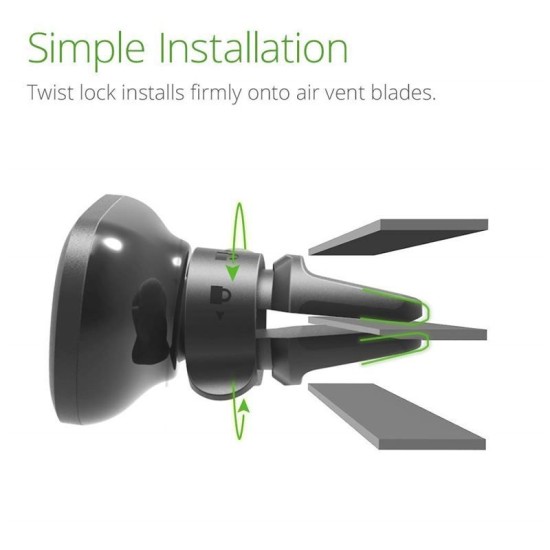 Suport auto magnetic iOttie iTap Magnetic 2 Air Vent Negru (iOttie, Ingredi) by www.silkase.ro Suport auto magnetic iOttie iTap Magnetic 2 Air Vent Negru (Ingredi, HLCRIO157) by www.silkase.ro