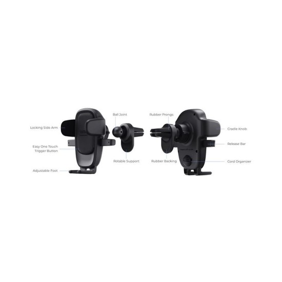 Suport Auto iOttie Easy One Touch 6 cu Fixare pe Grila de Ventilatie (Accesorii auto, EOTNCG103) by www.silkase.ro