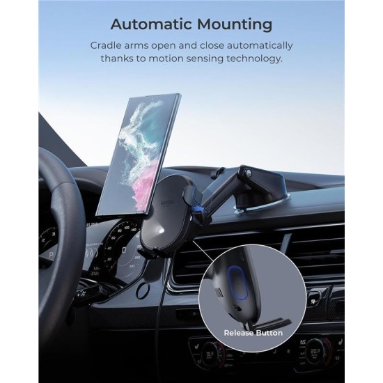 Suport auto universal iOttie Auto Sense 2, Incarcare Wireless 15W, Dashboard / Windshield Mount, Negru (iOttie, Suport auto) by www.silkase.ro Suport auto universal iOttie Auto Sense 2, Incarcare Wireless 15W, Dashboard / Windshield Mount, Negru (Suport auto, ATSWCG205) by www.silkase.ro