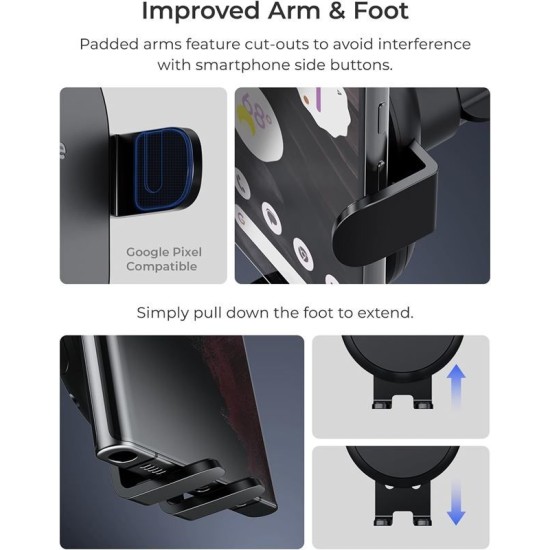 Suport auto universal iOttie Auto Sense 2, Incarcare Wireless 15W, Dashboard / Windshield Mount, Negru (iOttie, Suport auto) by www.silkase.ro Suport auto universal iOttie Auto Sense 2, Incarcare Wireless 15W, Dashboard / Windshield Mount, Negru (Suport auto, ATSWCG205) by www.silkase.ro
